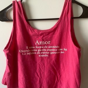 AMOR crop top